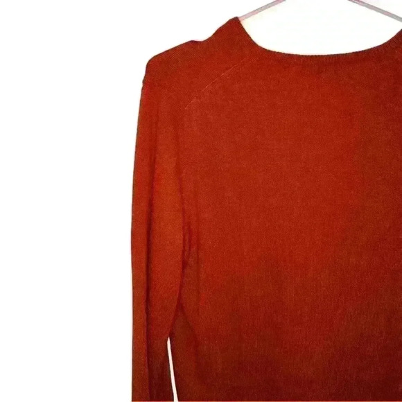 CASHMERE HAWICK ORANGE SWEATSHIRT - Picture 5 of 5